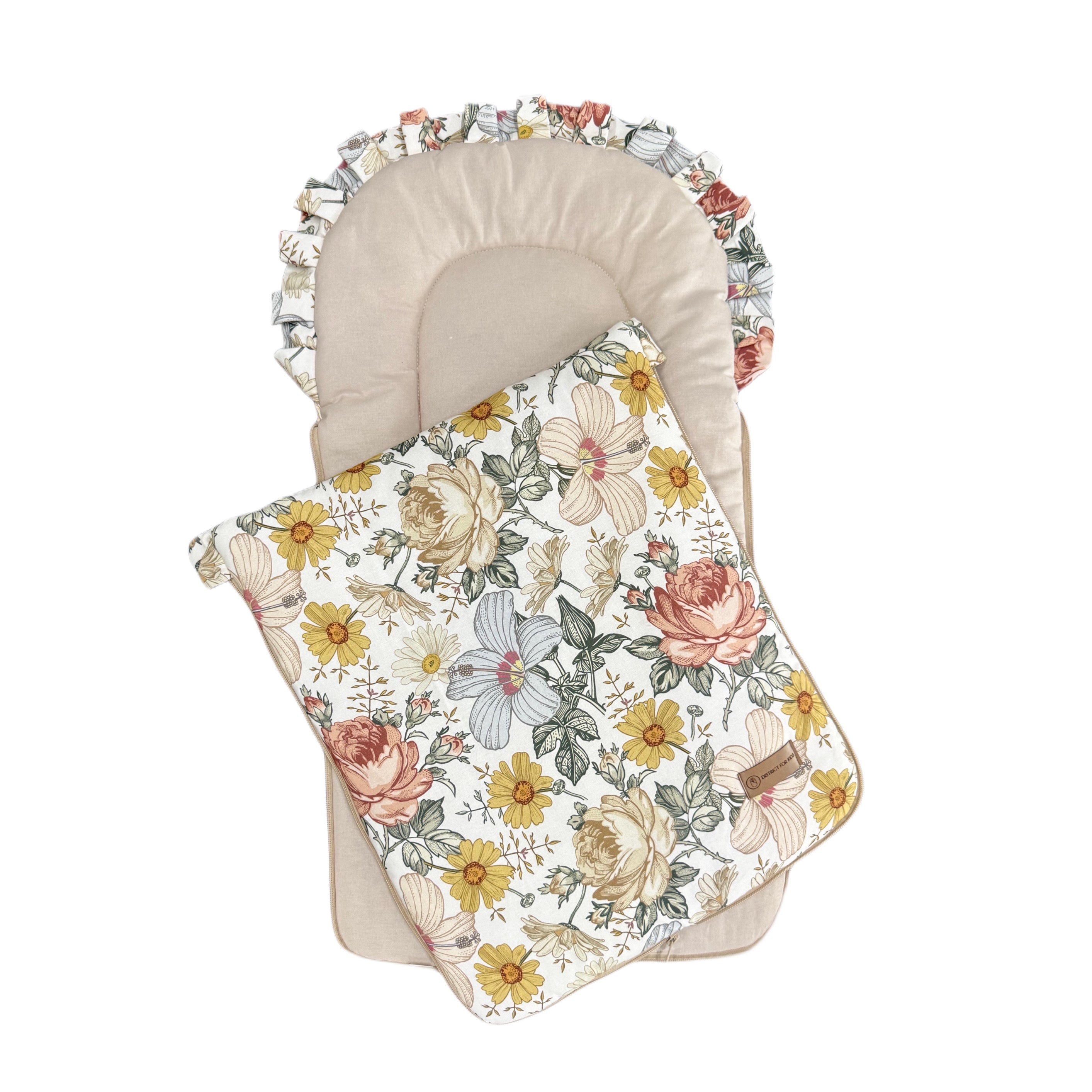 Babyschlafsack Muster DREAMY | TOG 2.5 | Vintage Flowers - District for Kids