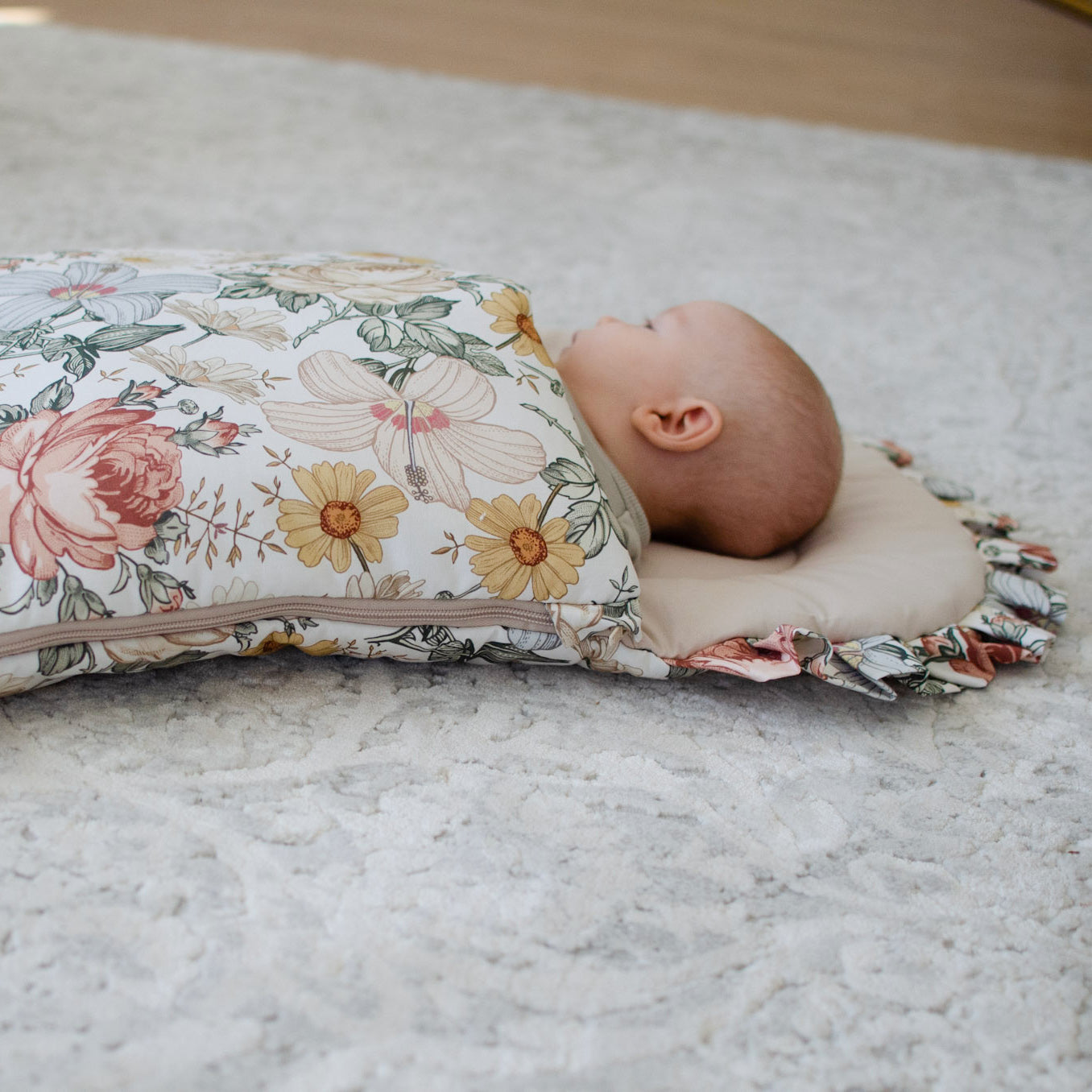 Babyschlafsack Muster DREAMY | TOG 2.5 | Vintage Flowers - District for Kids