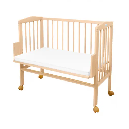 Beistellbett Babybett 2 in 1 mit Matratze-Babybett-Waldin-Natur-District for Kids