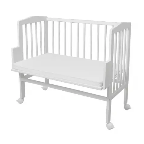 Beistellbett Babybett 2 in 1 mit Matratze-Babybett-Waldin-Natur-District for Kids