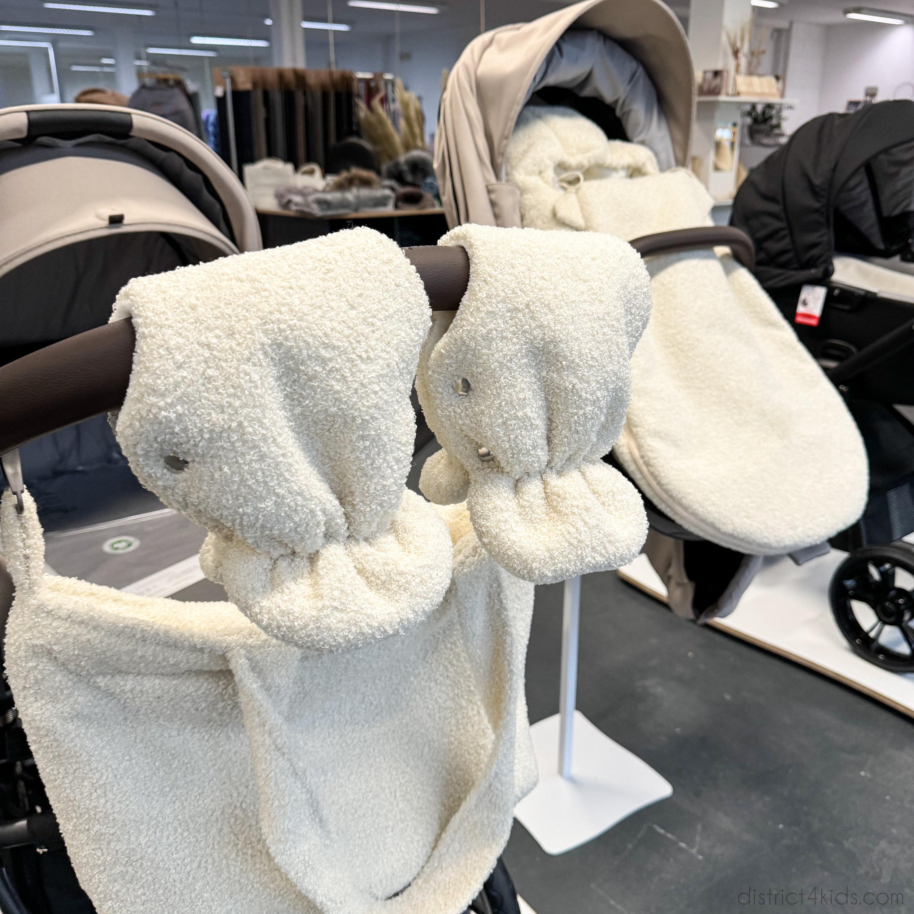 Handschuhe Boucle Teddystoff Kinderwagen-Handschuhe-District for Kids-Creme-District for Kids