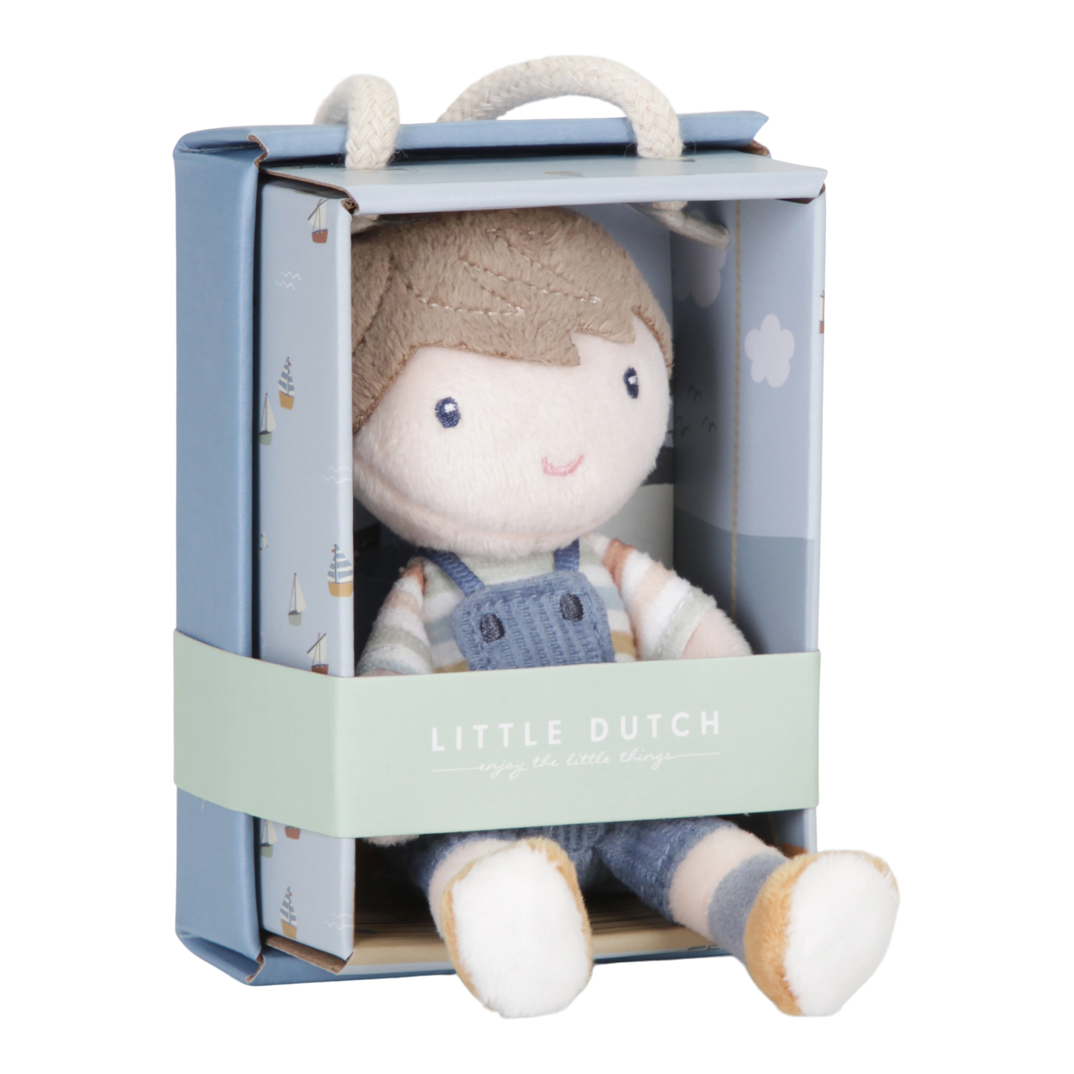 Kuschelpuppe Jim 10 cm | Little Dutch-District for Kids-District for Kids